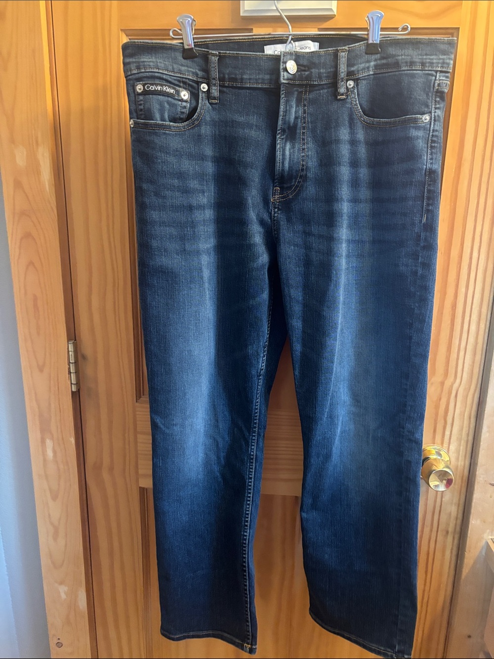 Calvin Klein Men's Indigo Straight Jeans